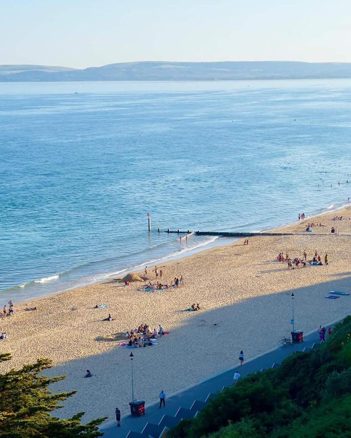 Stylish Apartment In Victorian Conversion Free Parking & Private Patio Close To Beach Town Centre & Bic Bournemouth Esterno foto