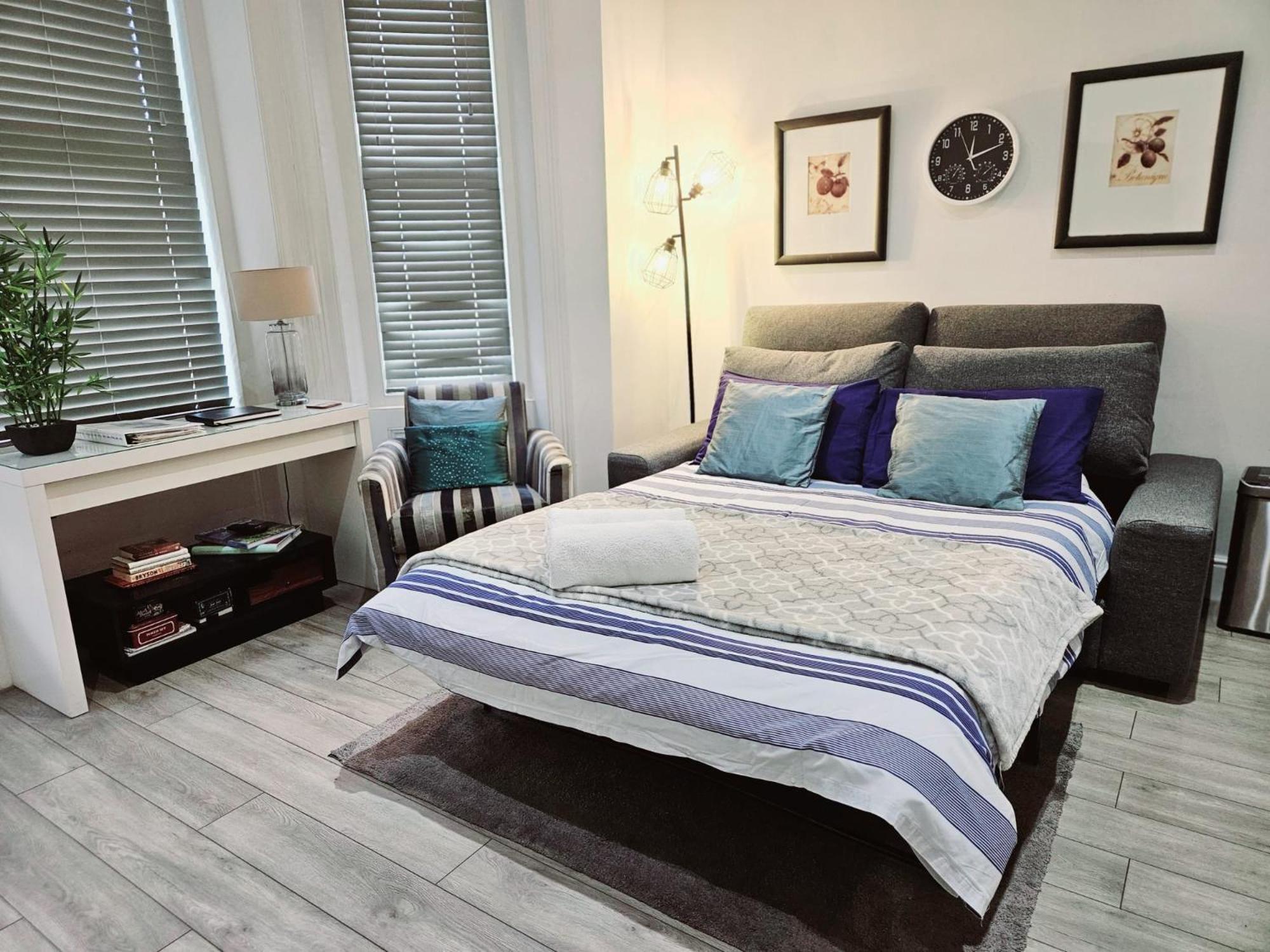 Stylish Apartment In Victorian Conversion Free Parking & Private Patio Close To Beach Town Centre & Bic Bournemouth Esterno foto